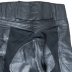 Grid Biker Leather Pants Small - Funkify