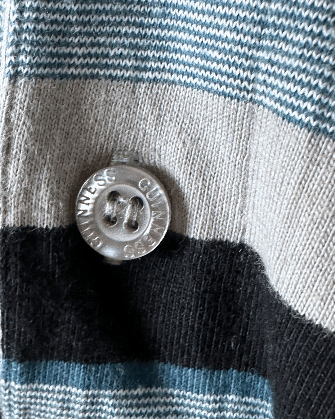 Guinness Striped Polo Shirt - 3XL - Funkify