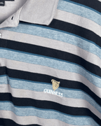 Guinness Striped Polo Shirt - 3XL - Funkify