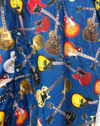 Guitar Pattern Polo Shirt 4XL - Funkify