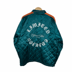 Half Zipper Satin Jacket XL - Funkify