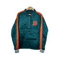 Half Zipper Satin Jacket XL - Funkify
