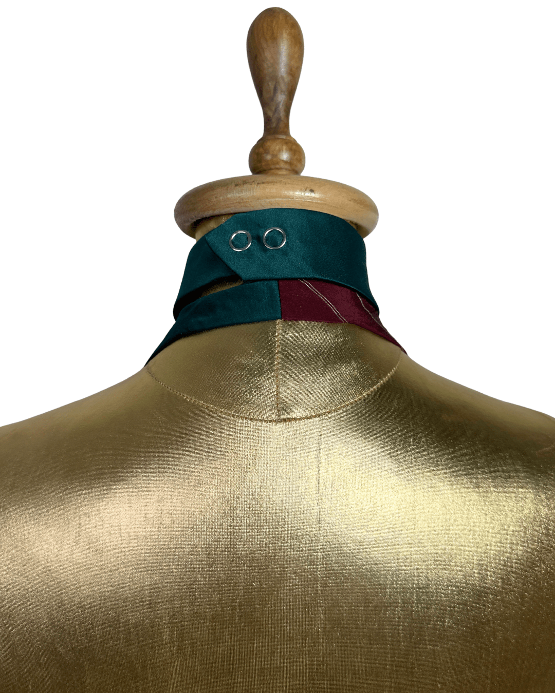 Handmade Upcycled Necktie Halter Vest Top w/ Corset Back & Choker - Medium to XL - Funkify