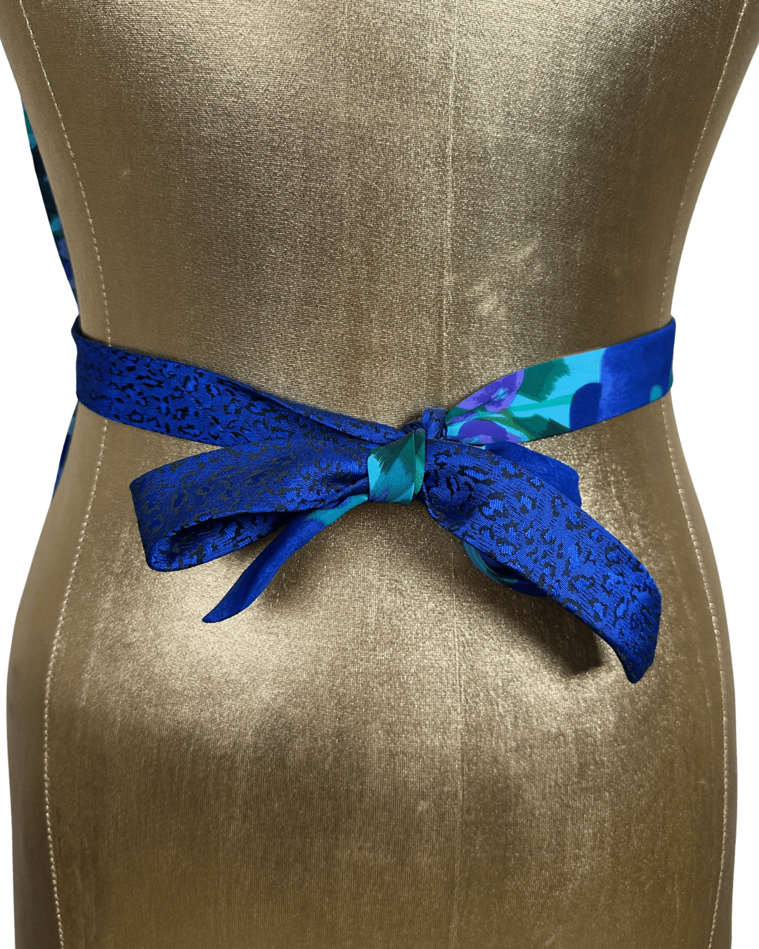 Handmade Upcycled Necktie Halter Vest Top with Choker - Funkify