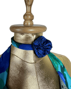 Handmade Upcycled Necktie Halter Vest Top with Choker - Funkify