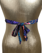 Handmade Upcycled Necktie Halter Vest Top with Choker XS - M - Funkify
