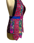 Handmade Upcycled Tie Halter Vest Top & Choker - Funkify