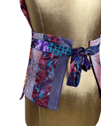 Handmade Upcycled Tie Halter Vest Top & Choker - Funkify
