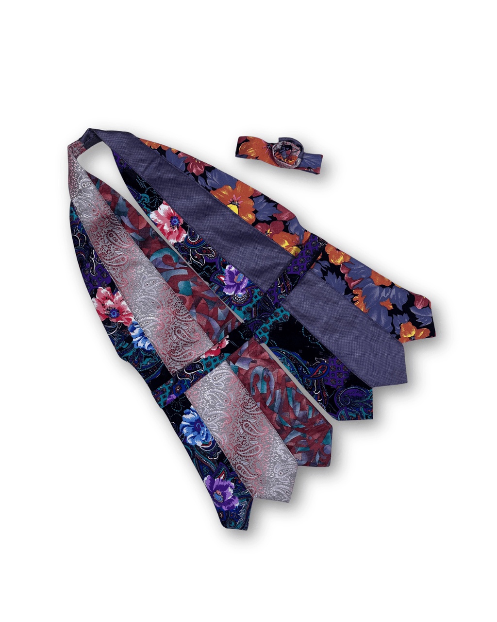 Handmade Upcycled Tie Halter Vest Top & Choker - Funkify