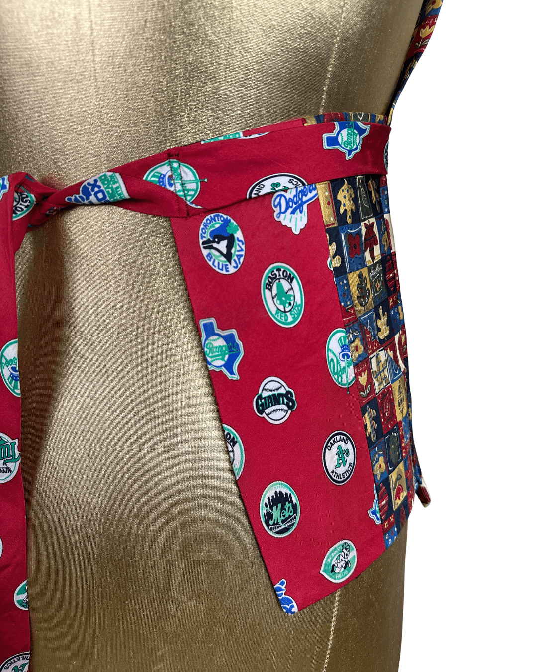 Handmade Upcycled Tie Halter Vest Top & Choker - Funkify