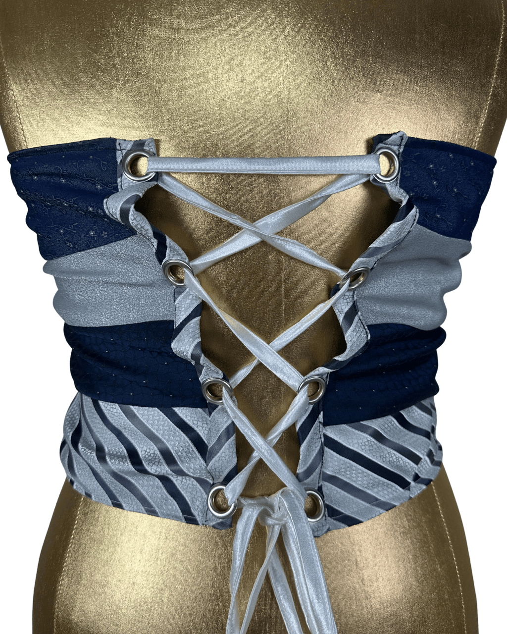 Handmade Upcycled Tie Tube Top - Funkify