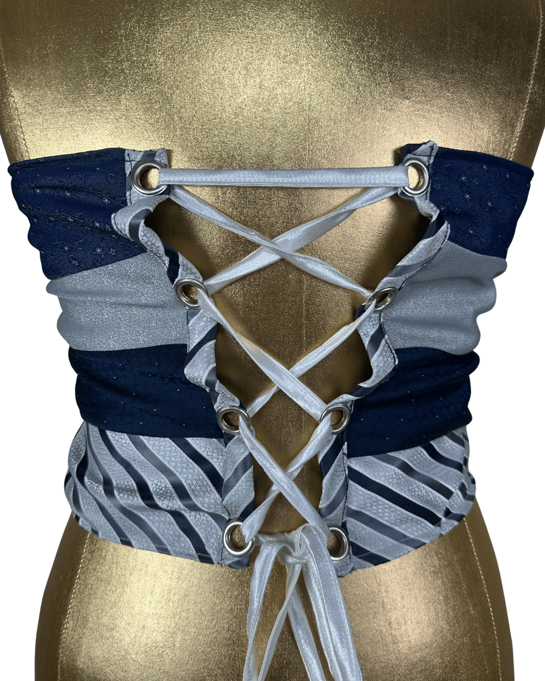 Handmade Upcycled Tie Tube Top - Funkify