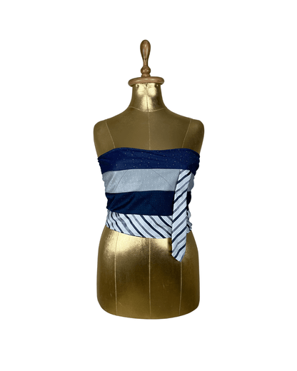 Handmade Upcycled Tie Tube Top - Funkify
