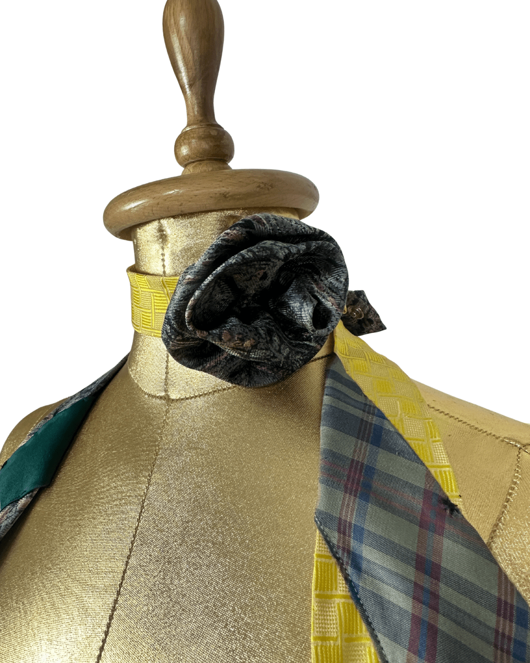 Handmade Upcycled Tie Vest Top and Choker - Funkify