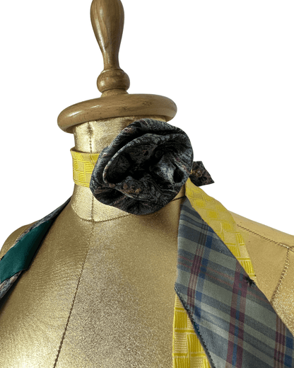 Handmade Upcycled Tie Vest Top and Choker - Funkify