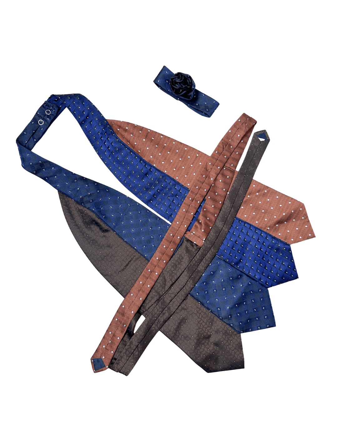 Handmade Upcycled Tie Vest Top and Choker - Funkify