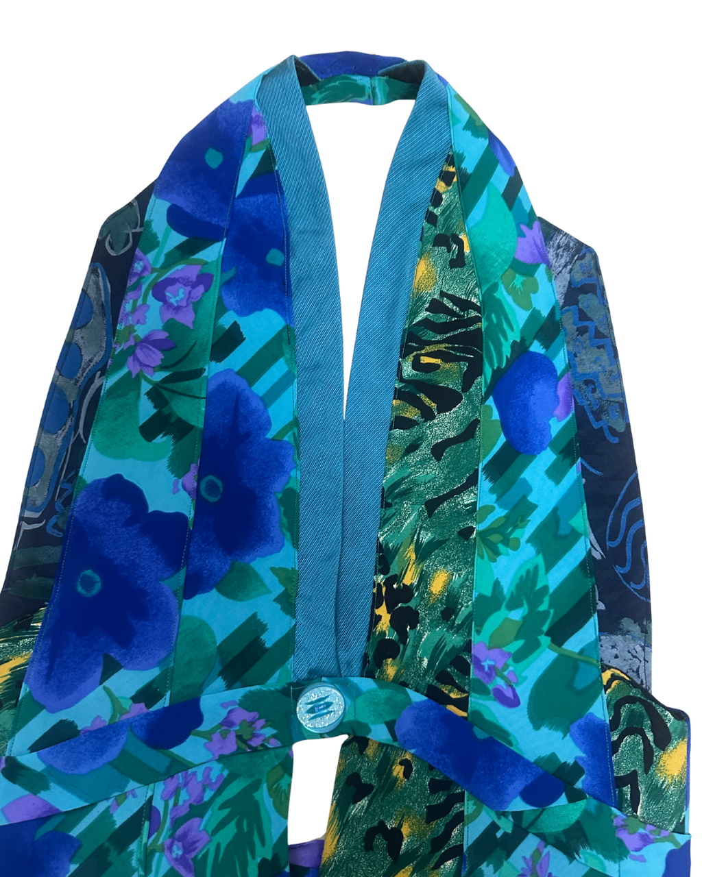 Handmade Upcycled Tie Vest Top & Choker - Funkify