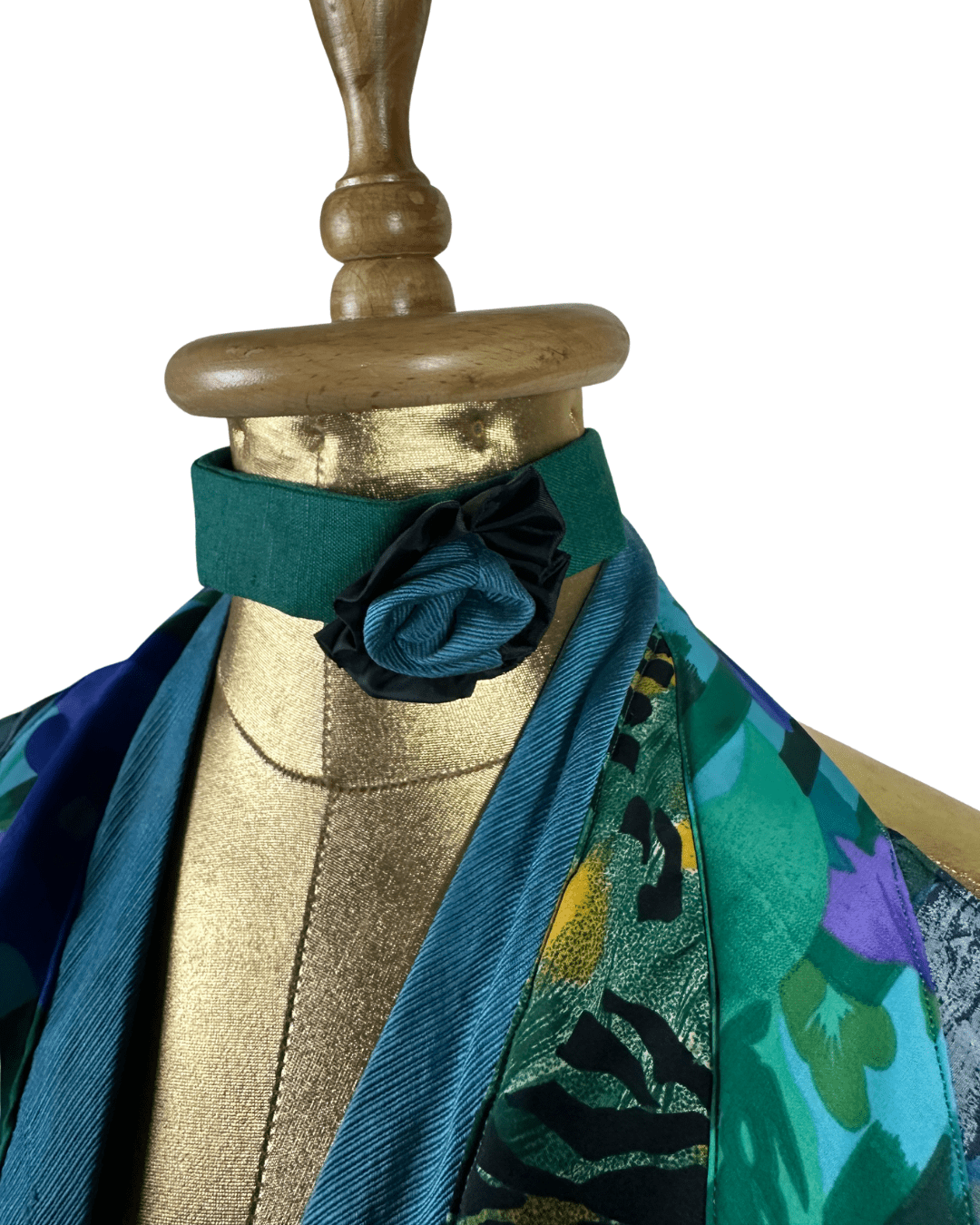 Handmade Upcycled Tie Vest Top & Choker - Funkify
