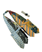 Handmade Upcycled Tie Vest Top with Choker - Funkify
