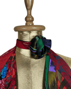 Handmade Upcycled Tie Vest Top with Choker - Funkify