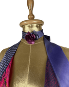 Handmade Upcycled Tie Vest Top with Choker - Funkify