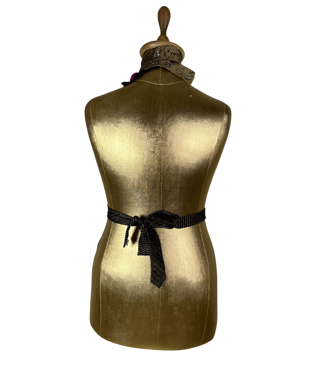 Handmade Upcycled Tie Vest Top with Choker - Funkify