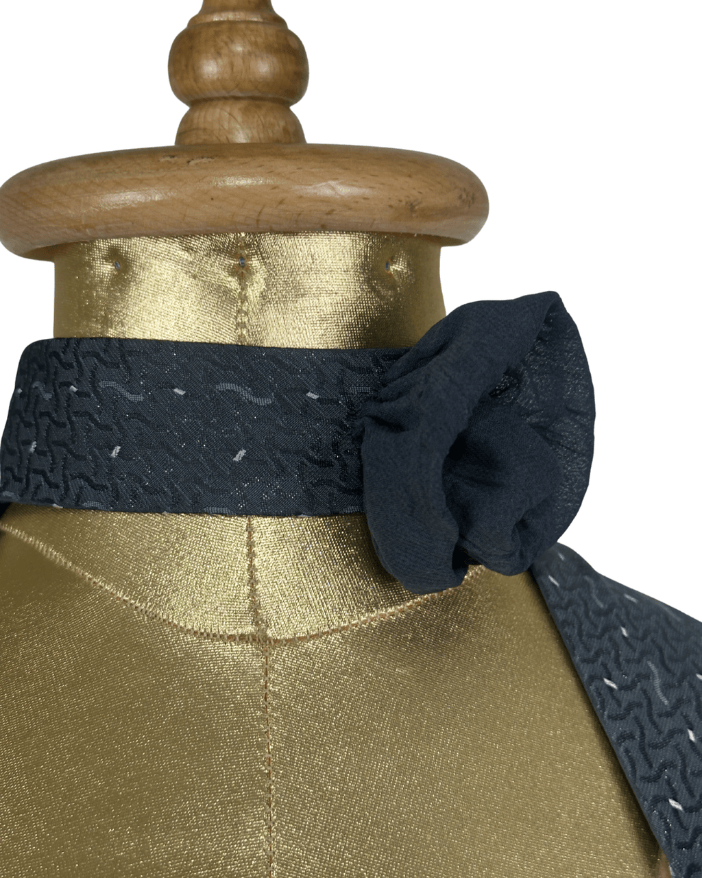 Handmade Upcycled Tie Vest Top with Choker - Funkify