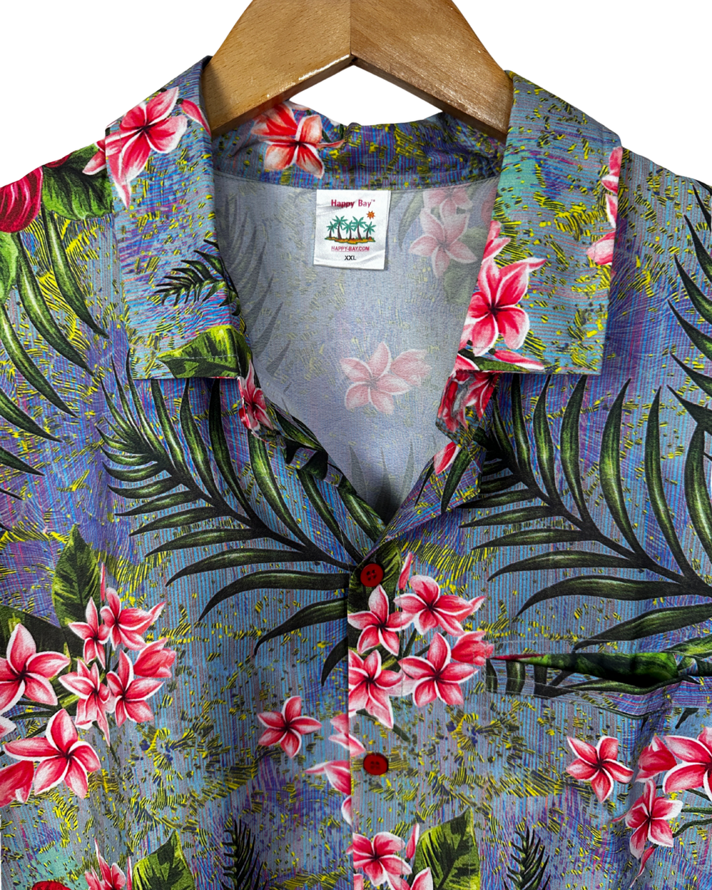 Happy Bay Hawaiian Shirt - 2XL - Funkify