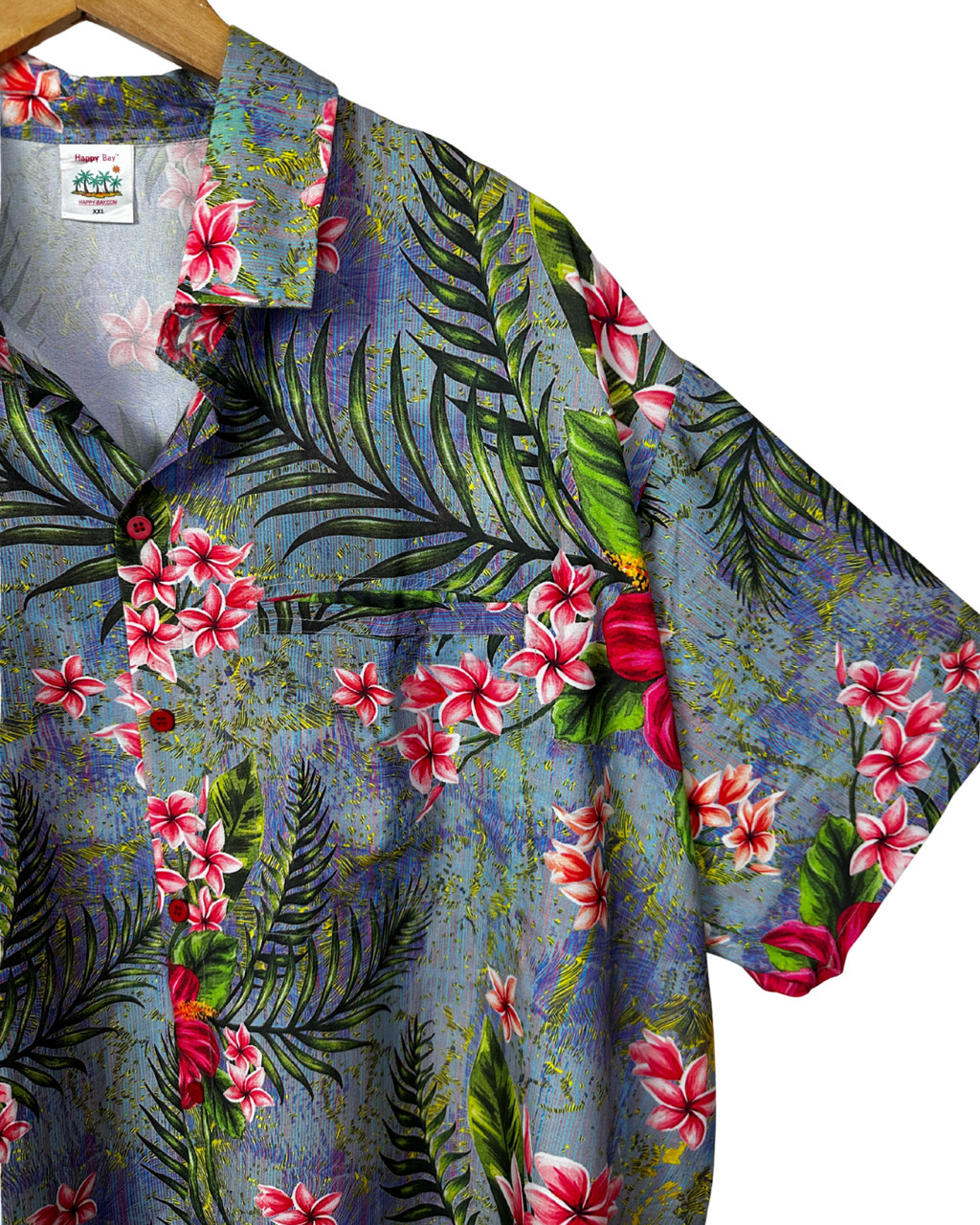 Happy Bay Hawaiian Shirt - 2XL - Funkify