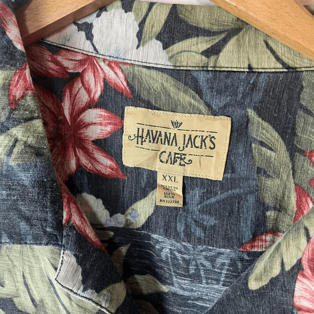 Havana Jacks Cafe Floral Shirt 2XL - Funkify