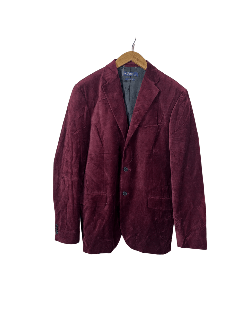 H.E. Premium by Mango Men's Slim Fit Velvet Blazer 54 - Funkify