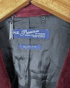 H.E. Premium by Mango Men's Slim Fit Velvet Blazer 54 - Funkify