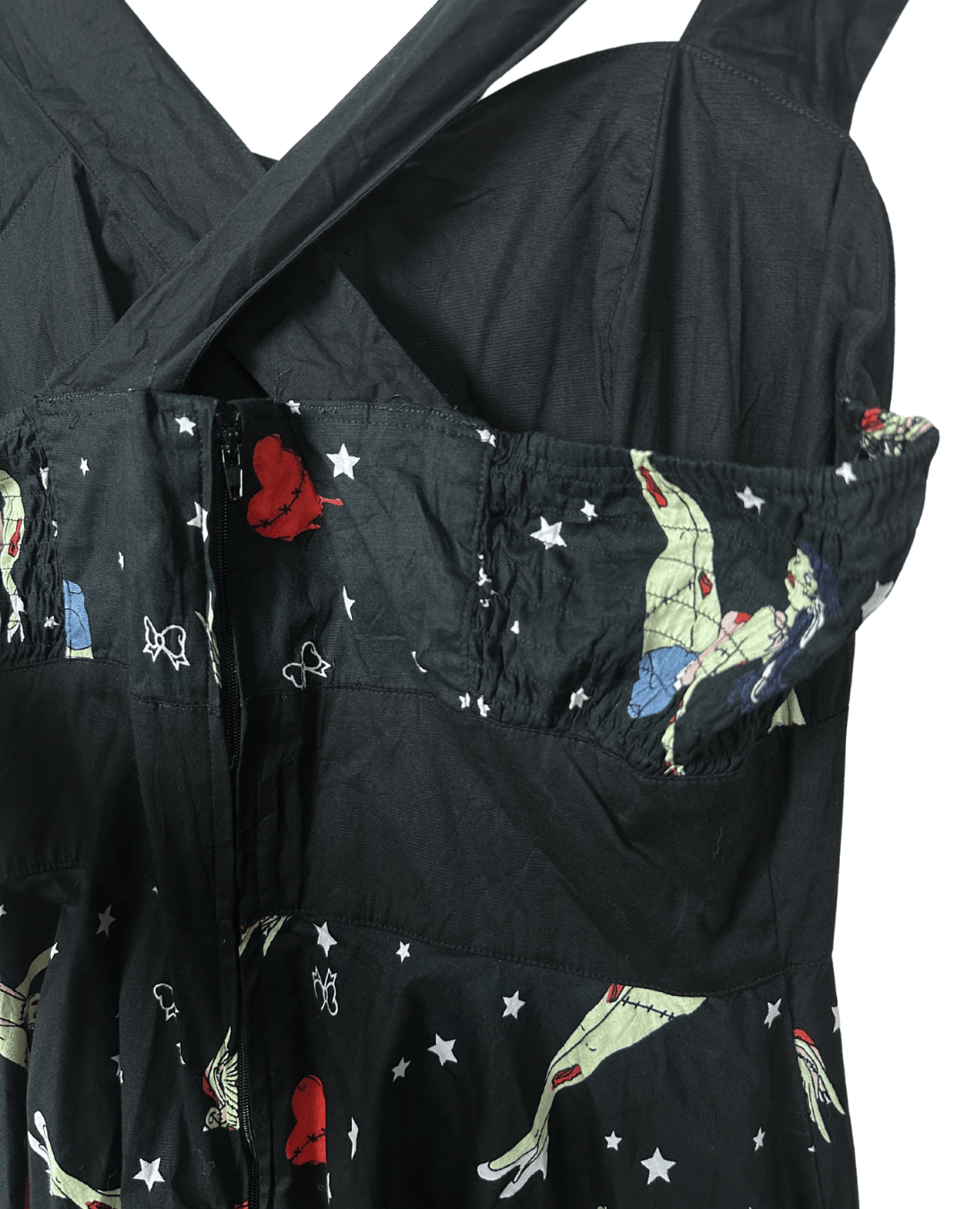 Hell Bunny Forever Dead 50’s Style Dress Medium - Funkify