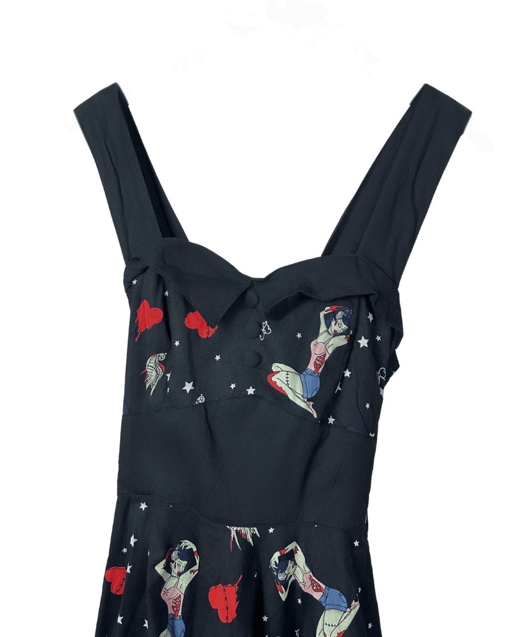 Hell Bunny Forever Dead 50’s Style Dress Medium - Funkify