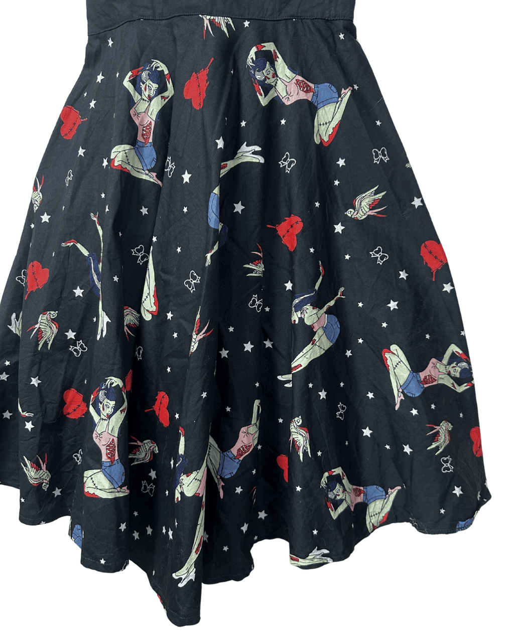 Hell Bunny Forever Dead 50’s Style Dress Medium - Funkify