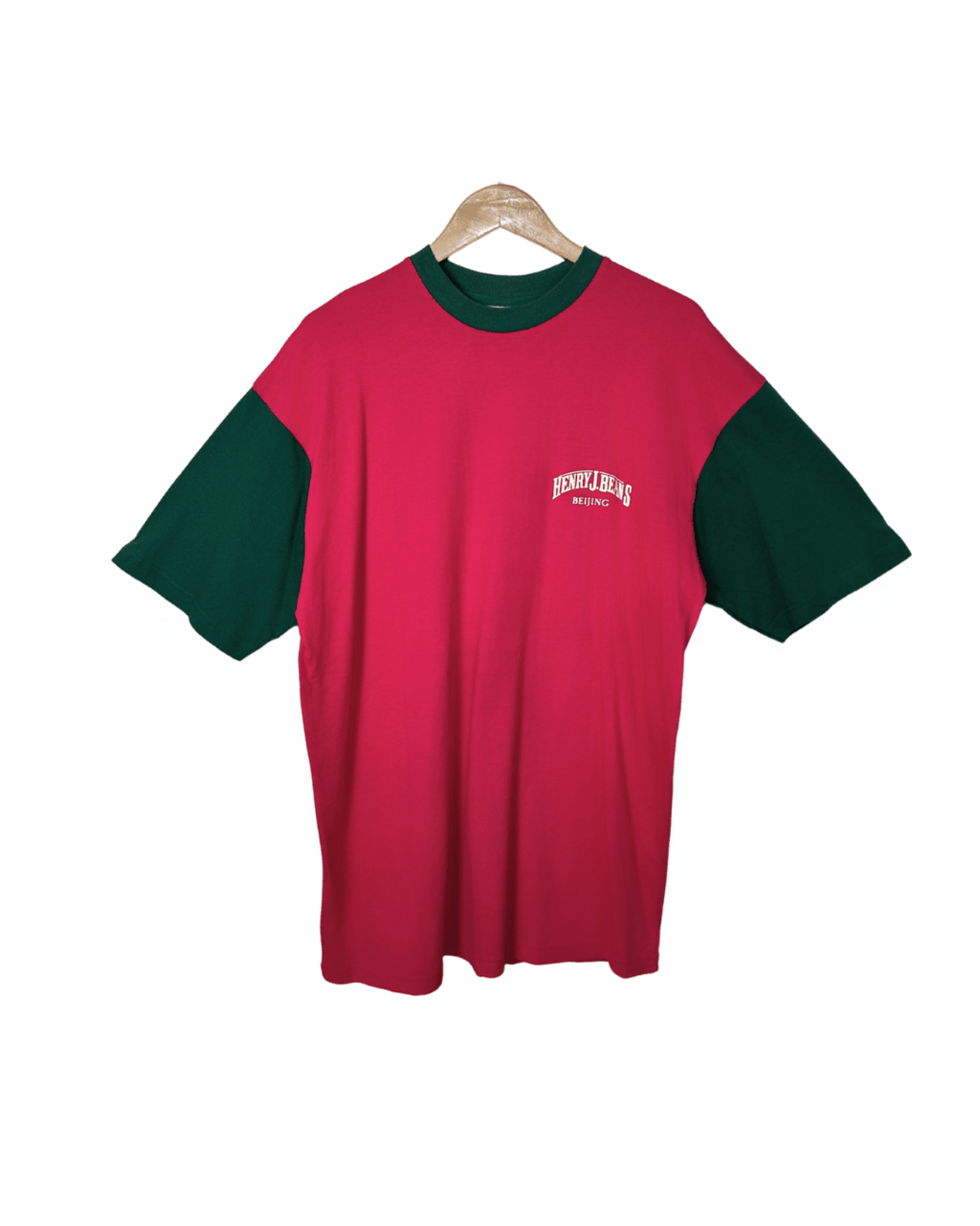 Henry J. Beans Bejing Raglan Graphic T-shirt XL - Funkify