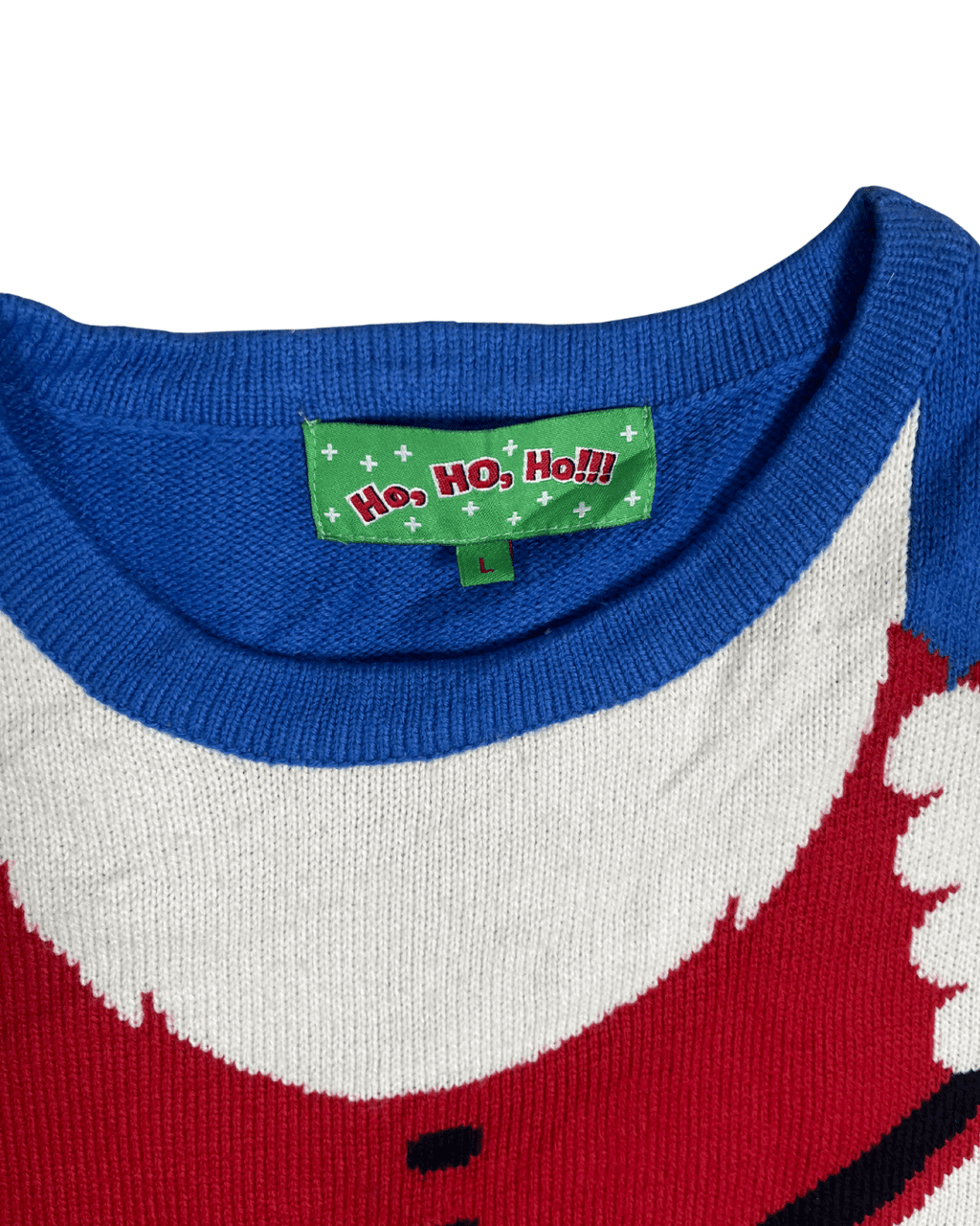 Ho Ho Ho! Christmas Sweater Large - Funkify