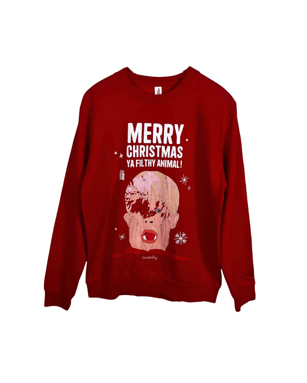 Home Alone Christmas Sweatshirt - Medium - Funkify