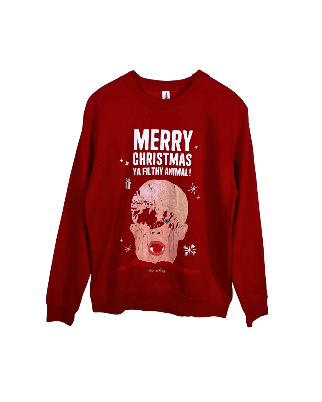 Home Alone Christmas Sweatshirt - Medium - Funkify