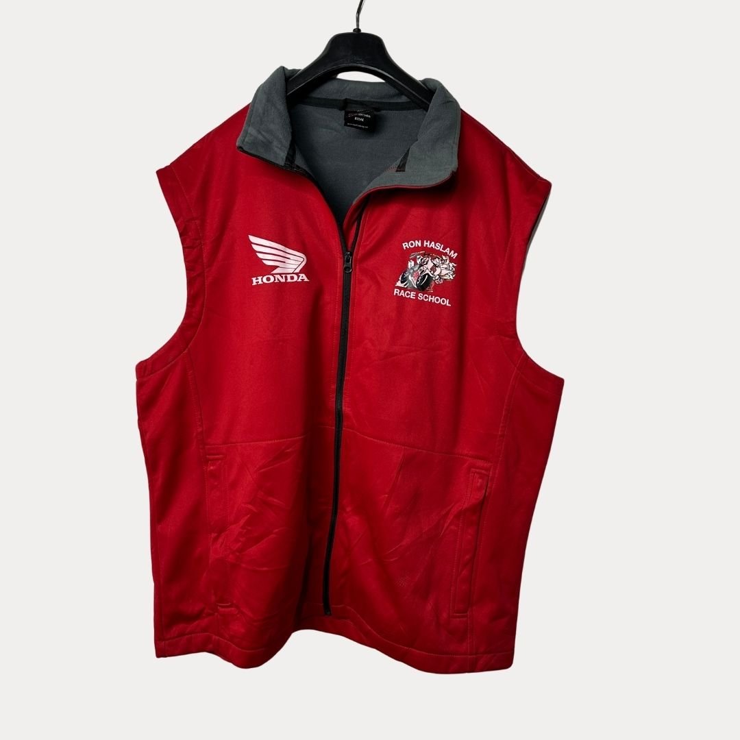 Honda Ron Haslam Race School Vest 2XL - Funkify
