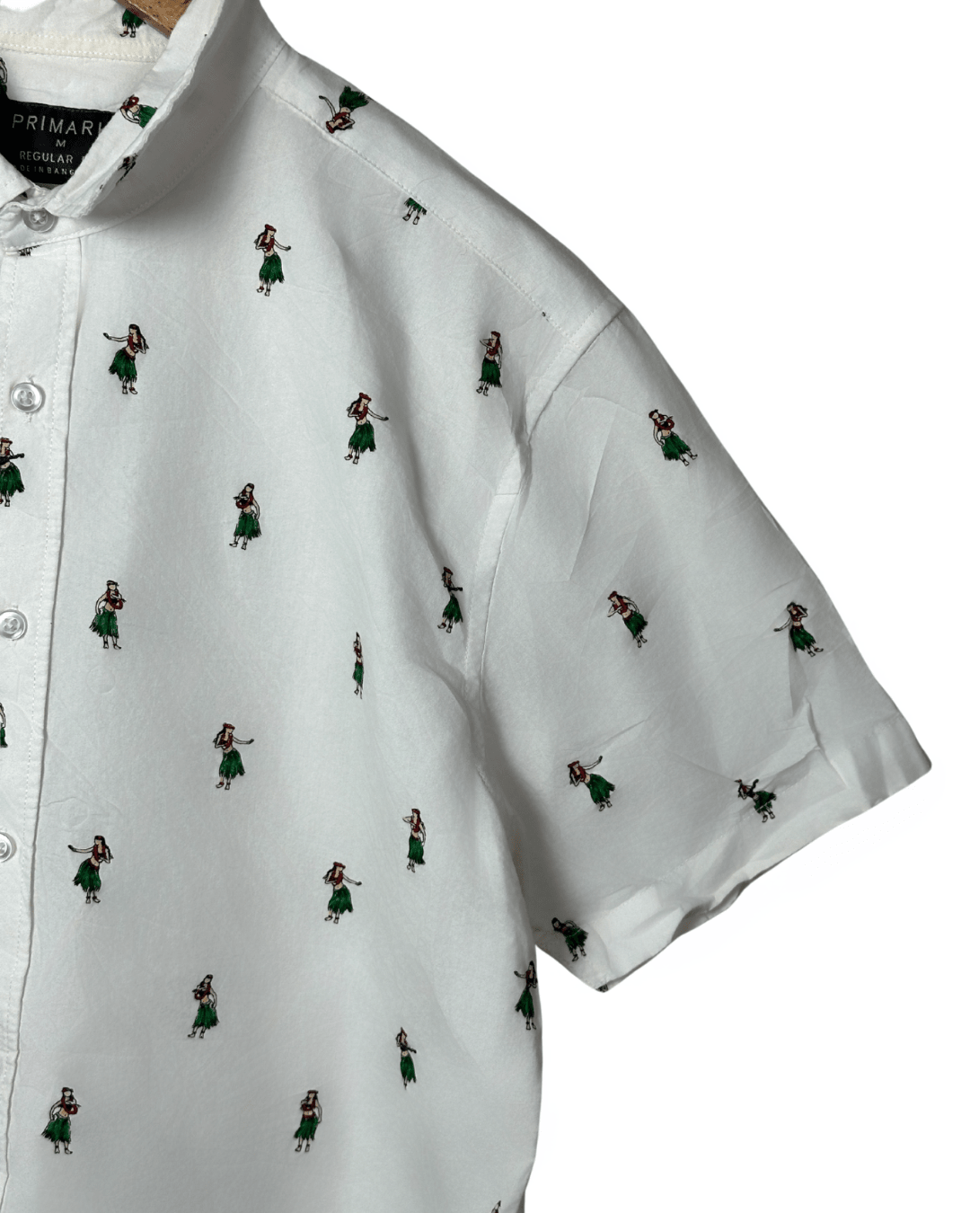 Hula Dance Pattern Shirt Medium - Funkify