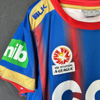 Hyundai A-League NewCastle United Jets Football Jersey Small - Funkify