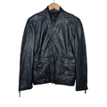 In Extenso Genuine Leather Jacket - Funkify