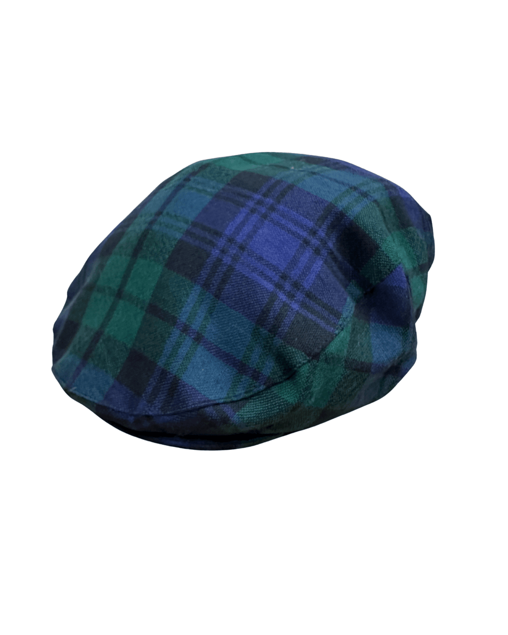 Ingles Buchan "Black Watch" Pure Wool Flat Cap - Funkify