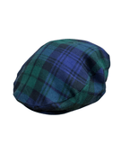 Ingles Buchan "Black Watch" Pure Wool Flat Cap - Funkify