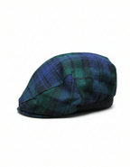 Ingles Buchan "Black Watch" Pure Wool Flat Cap - Funkify