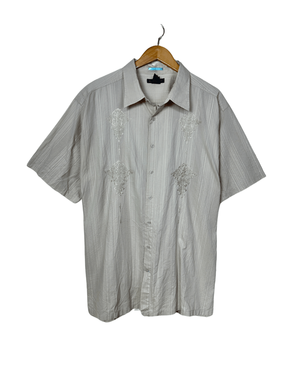 J. Ferrar Embroidered Shirt 3XL - Funkify