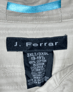 J. Ferrar Embroidered Shirt 3XL - Funkify