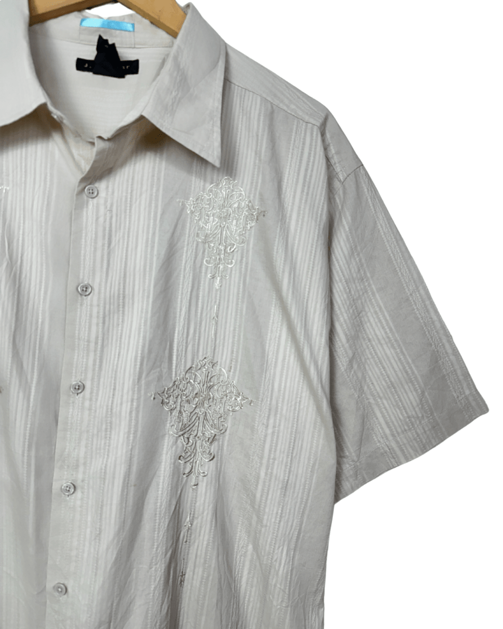 J. Ferrar Embroidered Shirt 3XL - Funkify