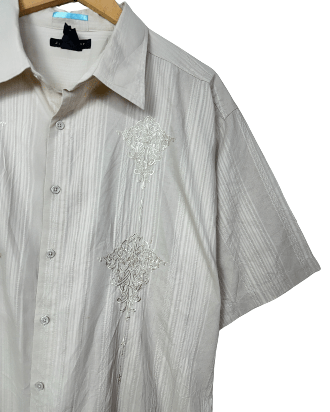 J. Ferrar Embroidered Shirt 3XL - Funkify